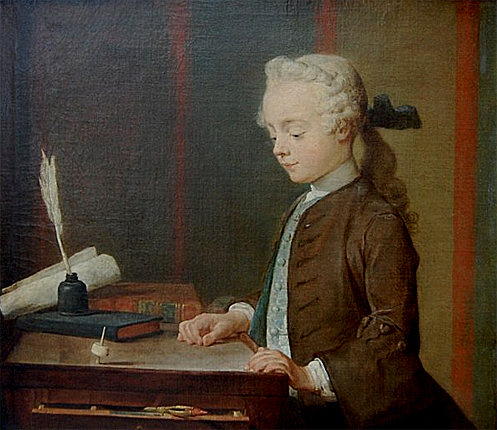 El niño de la peonza, 1738, Jean Siméon Chardin